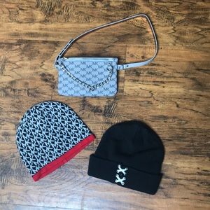 Micheal Kors Fanny & Two Beanies
